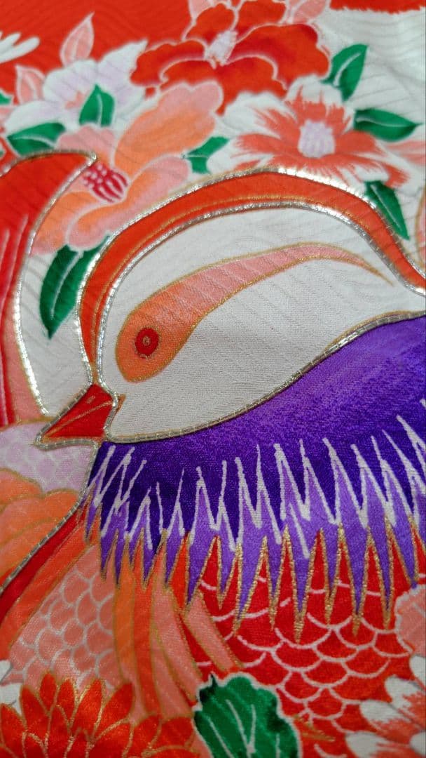 RK396アンティーク子供着物着丈75センチ裄丈40センチ