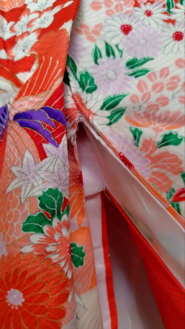 RK396アンティーク子供着物着丈75センチ裄丈40センチ