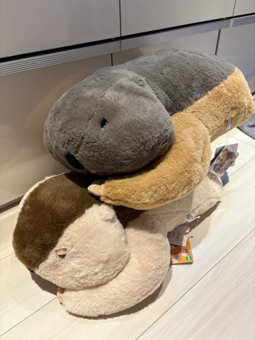 Dｒ.マーモットまもちおもプクのぺたーん＆マモ相撲ぬいぐるみ&絶叫ギミックセット