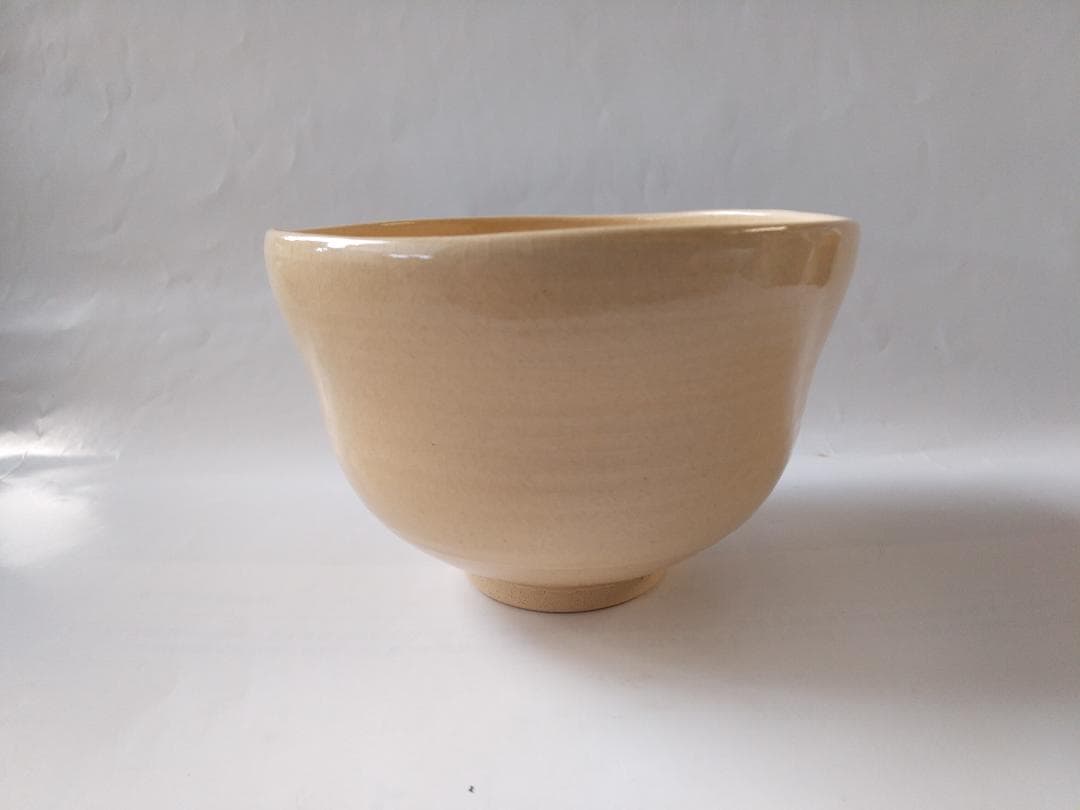 龍喜窯 今城美峰 作 色絵 牛と梅 茶碗 前大徳 橋本紹尚書付 共箱 共布 新品