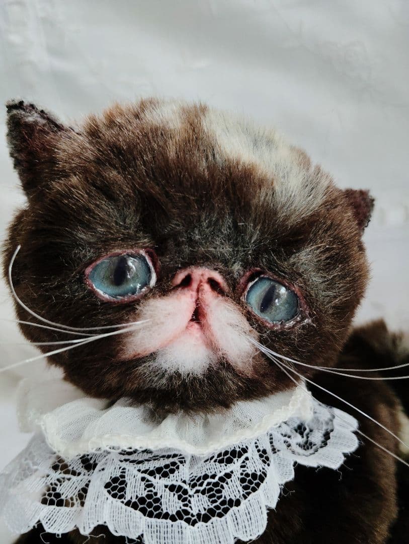 ラスト♡高級配色ファー♡エキゾチック子猫ちゃん♡アートドール♡ぬいぐるみ♡