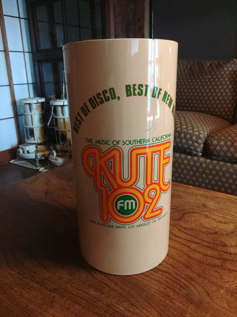 希少　激レア　KUTE102 FM 1989 カリフォルニア　スチールケース