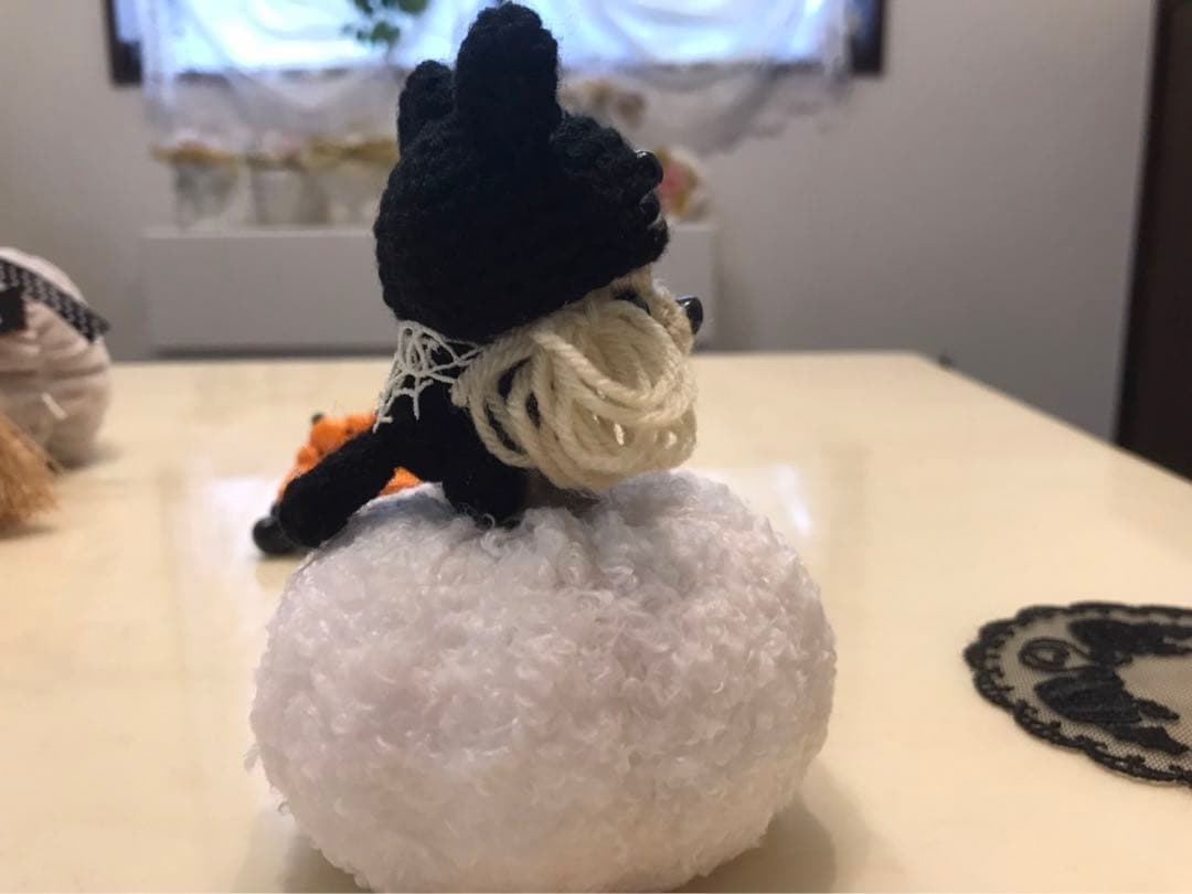 編みぐるみ♡ハロウィンバージョン♡トイプードル♡トイプー♡黒猫♡プレゼントにも♡