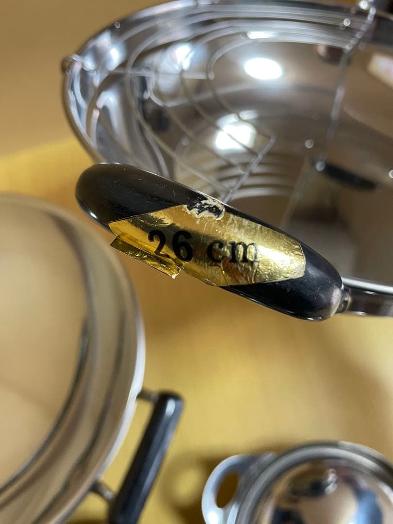 ステンレス中華鍋・ステンレス天ぷら鍋・鍋・ナイフ・フォーク　BBQセット