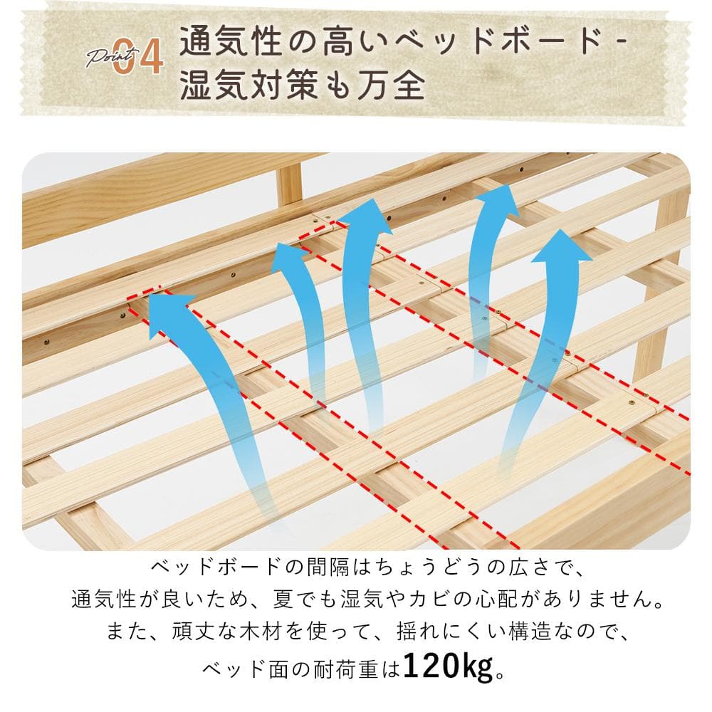 限定価格！子供用木製ロフトベッド【滑り台付き】　階段・収納棚付き　NATURAL