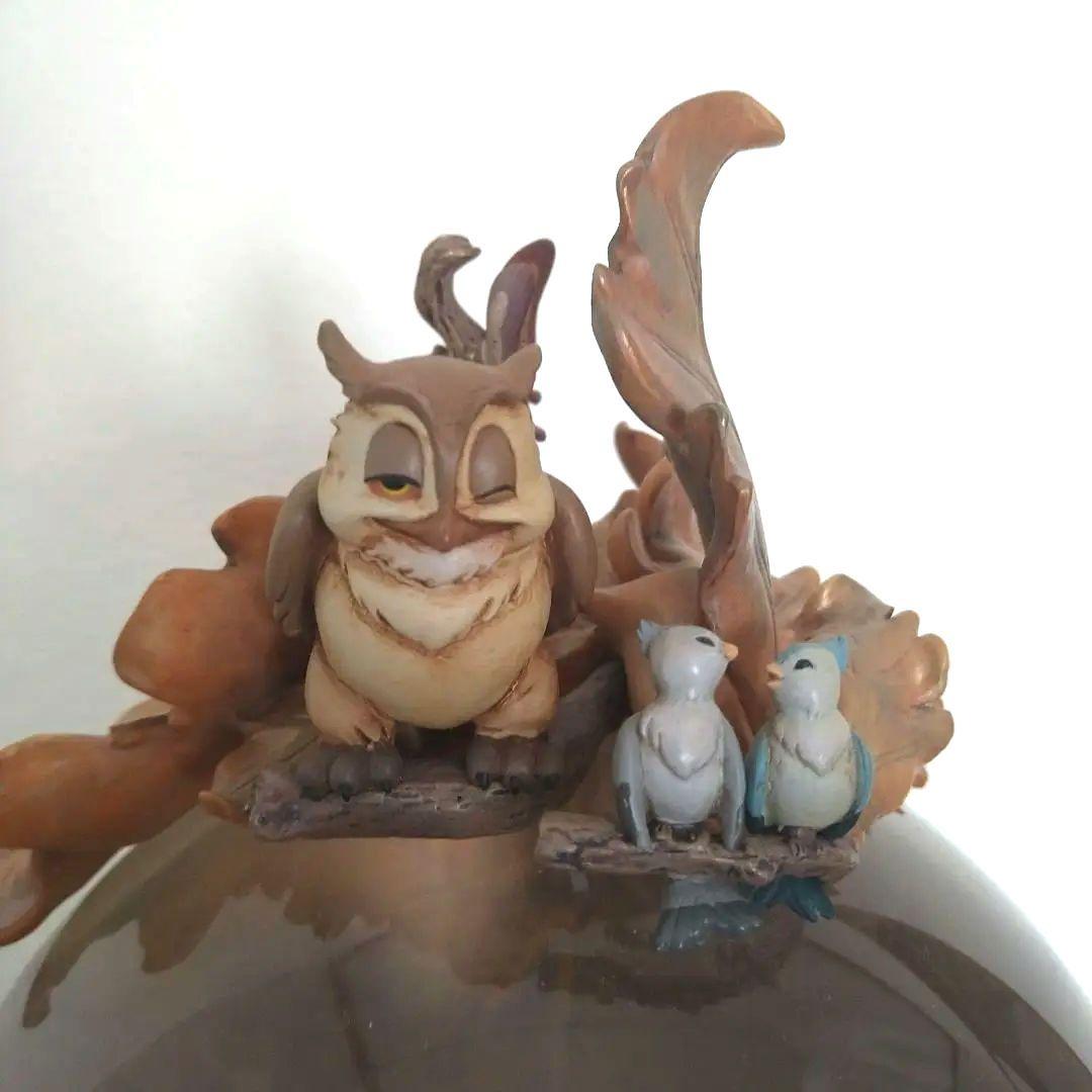 ディズニー　バンビ　スノーグローブ　オルゴール　置き物　レア