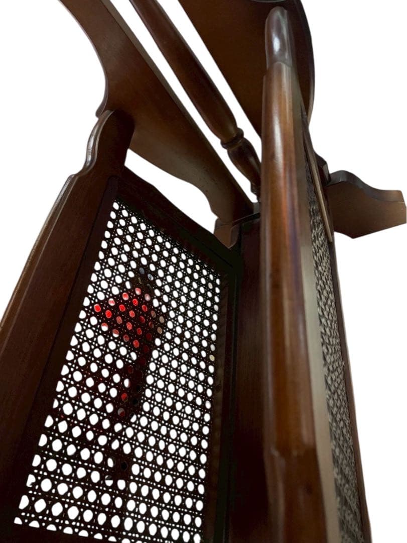 カリモク家具 コロニアル マガジンラック付き サイドテーブル ブナ材 クラシカル