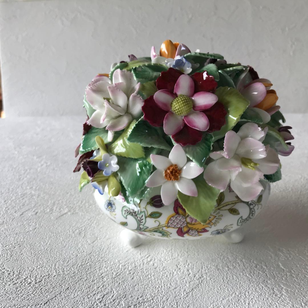 ミントン　 陶器の花　　￼￼