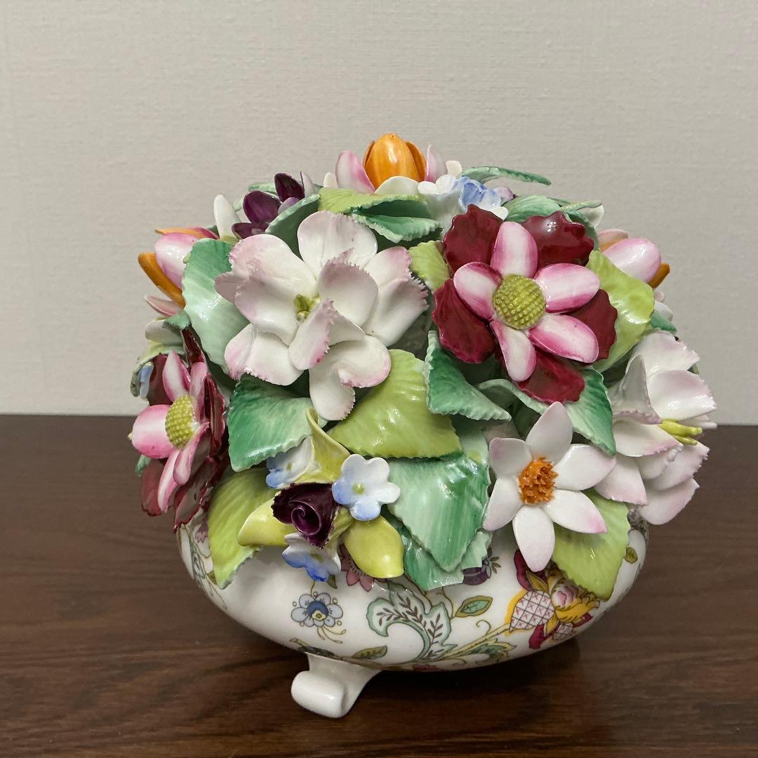 ミントン　 陶器の花　　￼￼