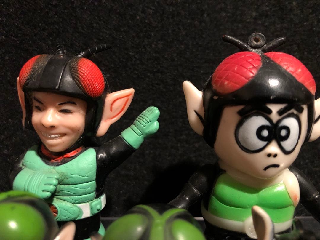 貴重 当時物 無版権 ソフビ 仮面ノリダー チビノリダー パチ物