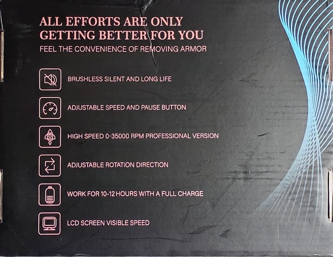 【美品】1回使用‼️充電式ポータブルネイルドリルマシン