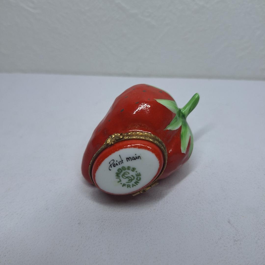 リモージュ ストロベリー いちご フランス 美品 アンティーク ハンド