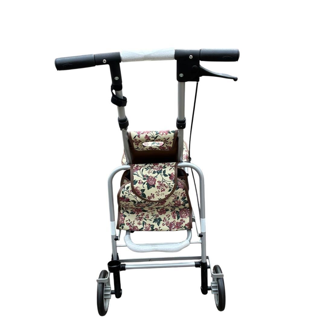新品　島製作所　サニーウォーカー　シルバーカー　歩行器　折りたたみ式　傘立て