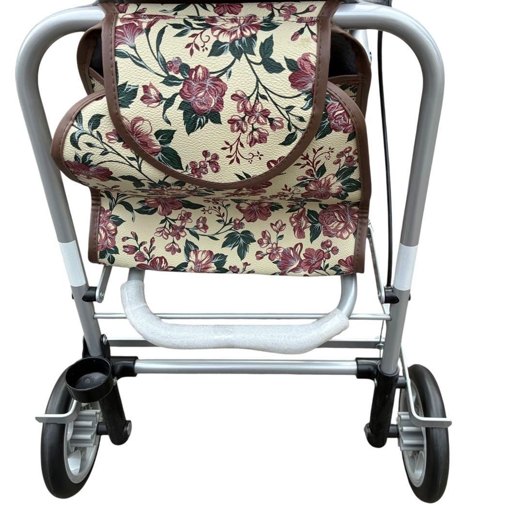 新品　島製作所　サニーウォーカー　シルバーカー　歩行器　折りたたみ式　傘立て