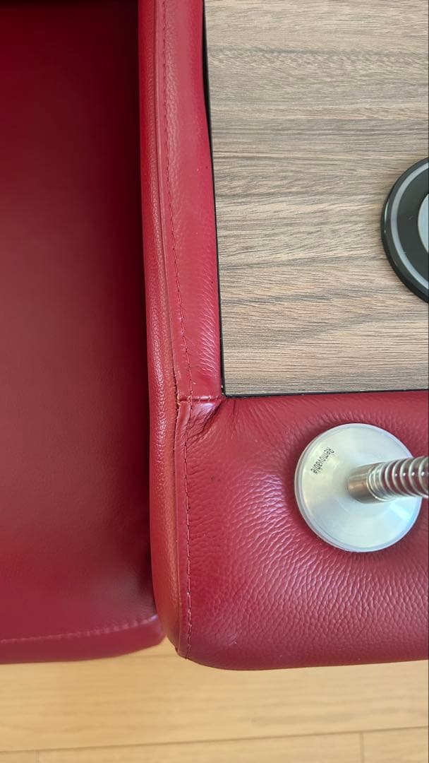 ニトリ　電動リクライニングソファ　Nストラス 収納テーブル付きワイド２人掛け用