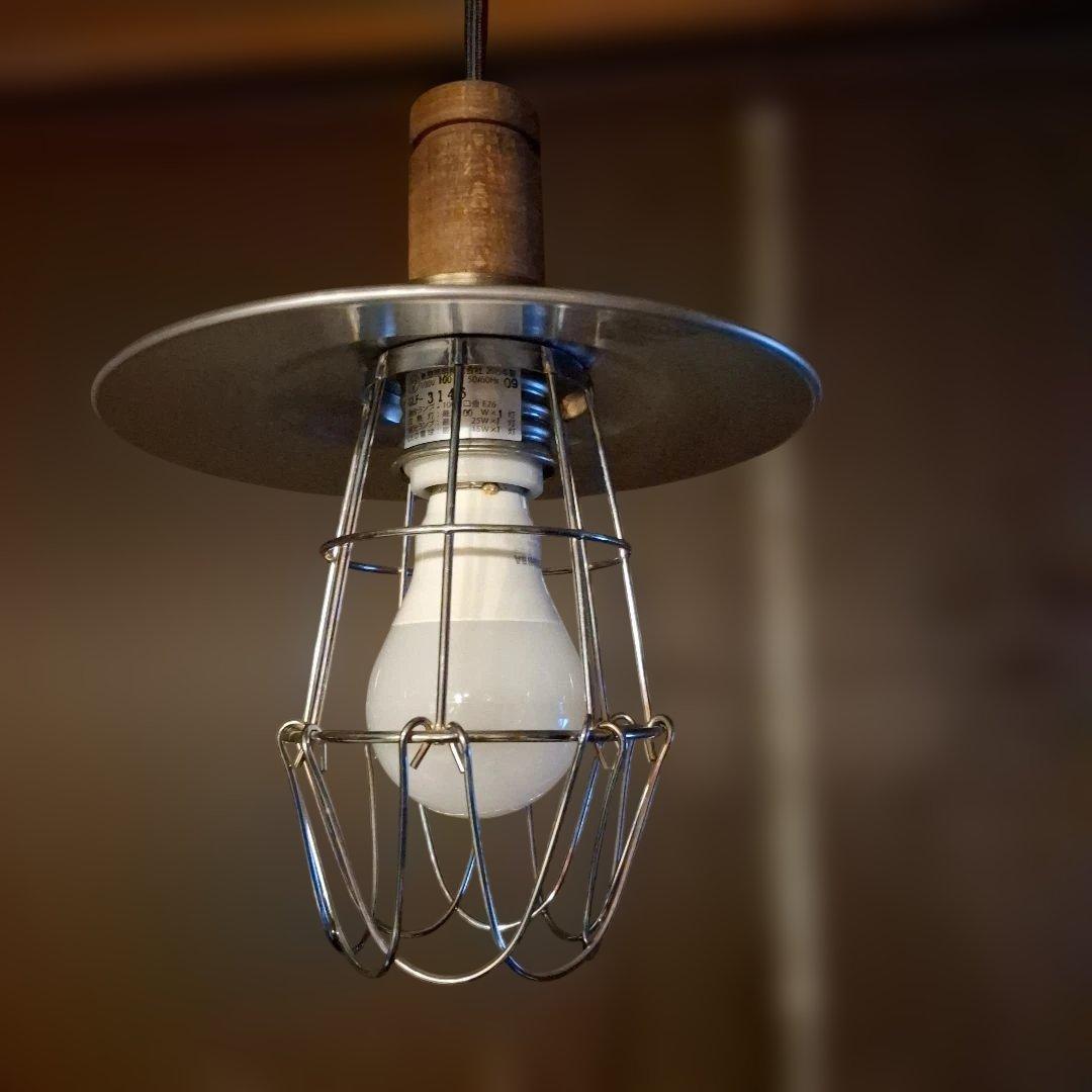 工業風 3灯ペンダントライト シルバー