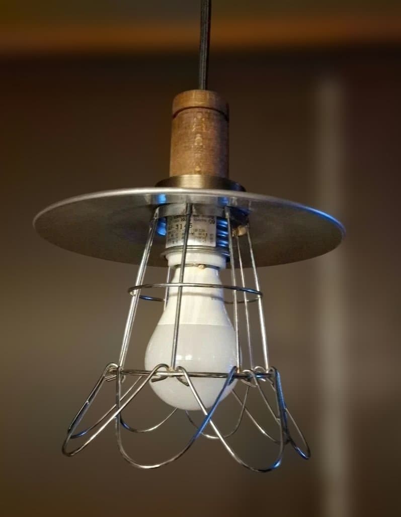 工業風 3灯ペンダントライト シルバー