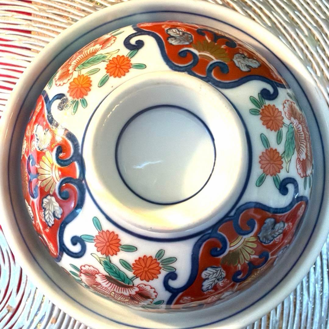 美品たち吉親子鉢　其泉窯(有田焼)賞美堂 蓋付き小丼　お椀 No.5-17