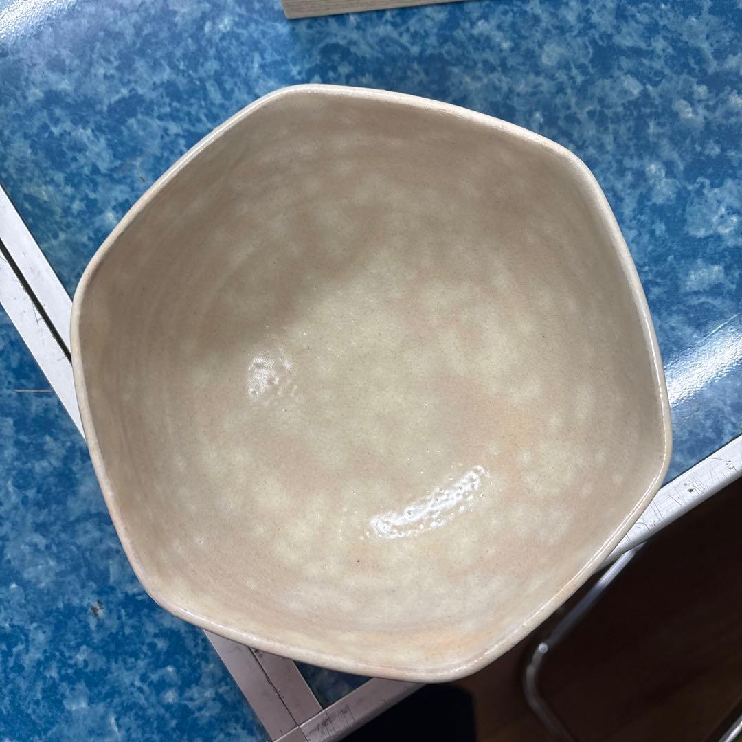 【名工】萩焼 抹茶碗 岡田裕（晴雲山）山口県指定無形文化財保持者 専用箱・栞付