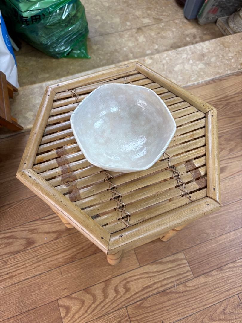 【名工】萩焼 抹茶碗 岡田裕（晴雲山）山口県指定無形文化財保持者 専用箱・栞付