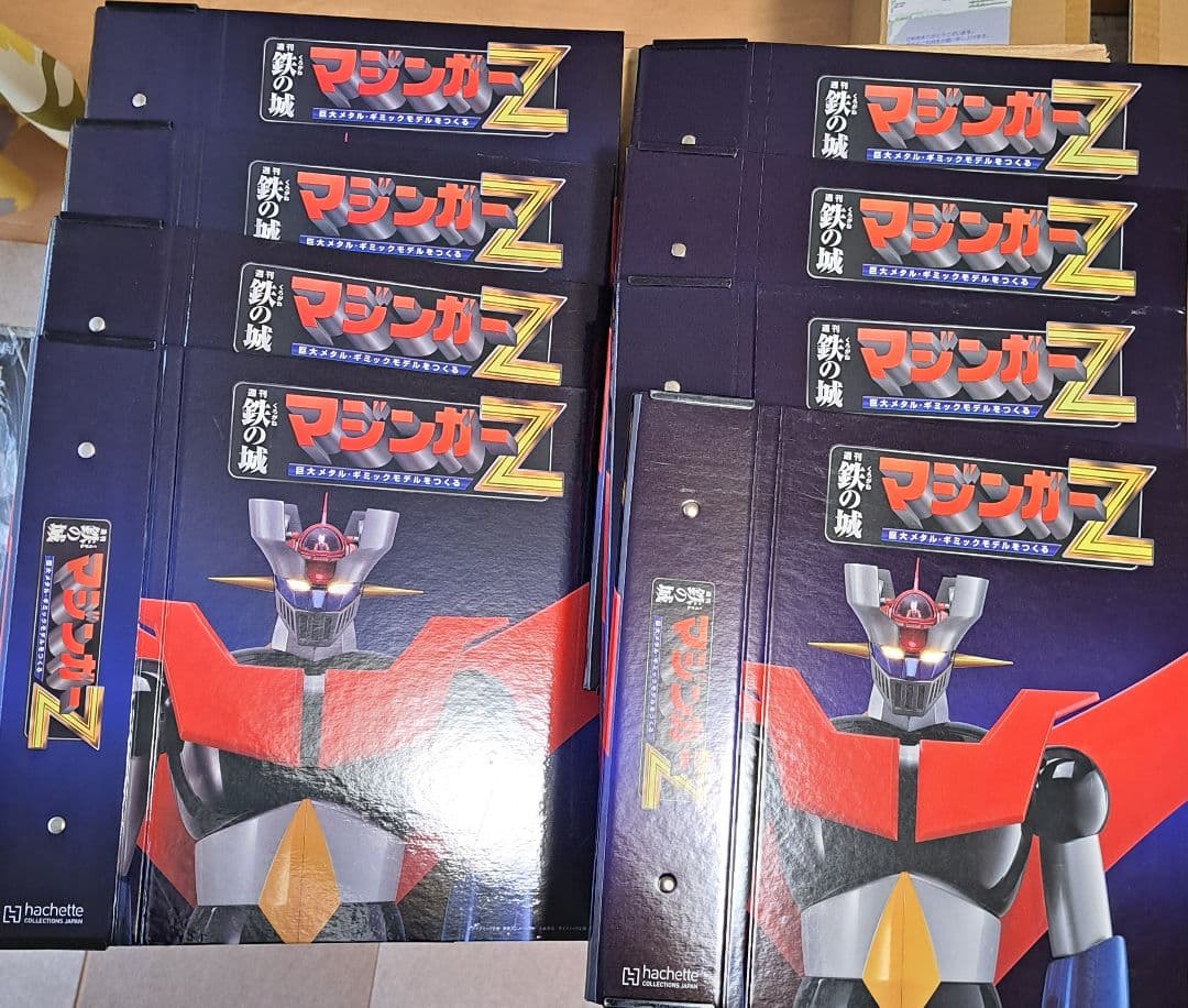 アシェットマジンガーZをつくる冊子1号～100号冊子(冊子のみ)、収納アルバム