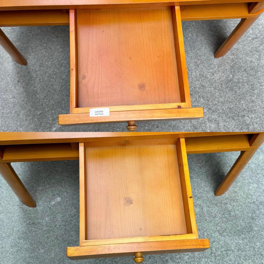 希少✴︎レトロ 北欧カラー センターテーブル 引出し 折畳みテーブル ローテーブル