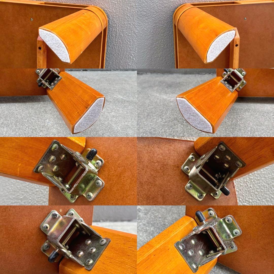 希少✴︎レトロ 北欧カラー センターテーブル 引出し 折畳みテーブル ローテーブル