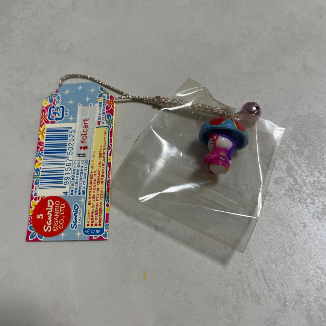 国際通り花笠バージョン 沖縄限定 ハローキティ 根付けストラップ