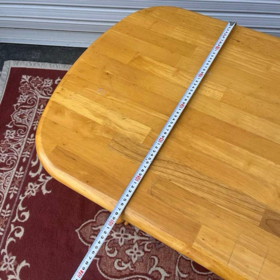 古家具ビンテージ品◼︎籐ラタン×木製天板 センターテーブル ローテーブル