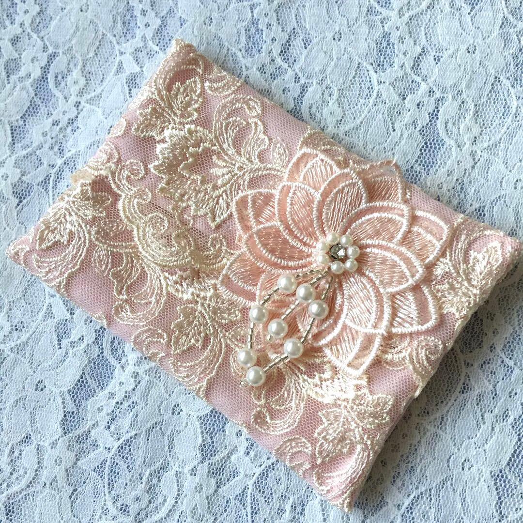 B-231 ポケットティッシュケース レース バラ ハンドメイド - メルカリ