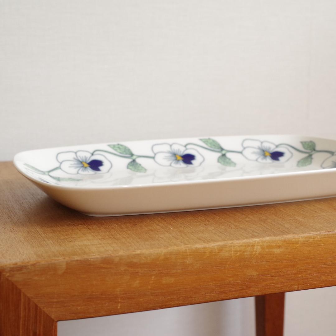 ロールストランド Sylvia シルビア プレート 角皿 ビンテージ プラター