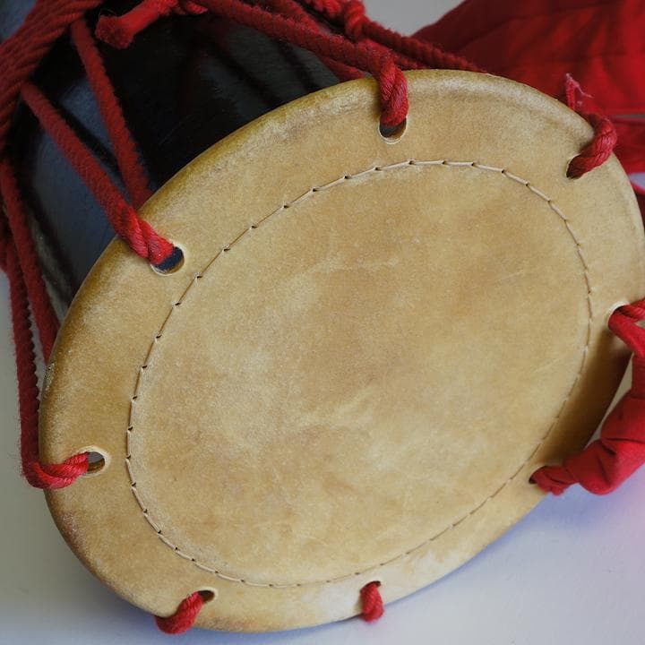 川田太鼓工房 ミニ桶太鼓 桶太鼓 和太鼓 ストラップ付き