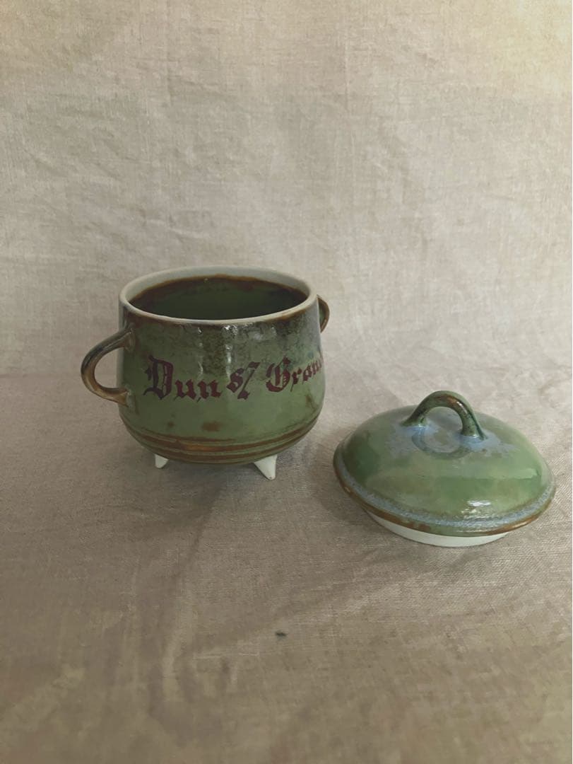 フランスアンティーク　ポ・ア・クレーム ドイツ　ブロカント　キャニスター