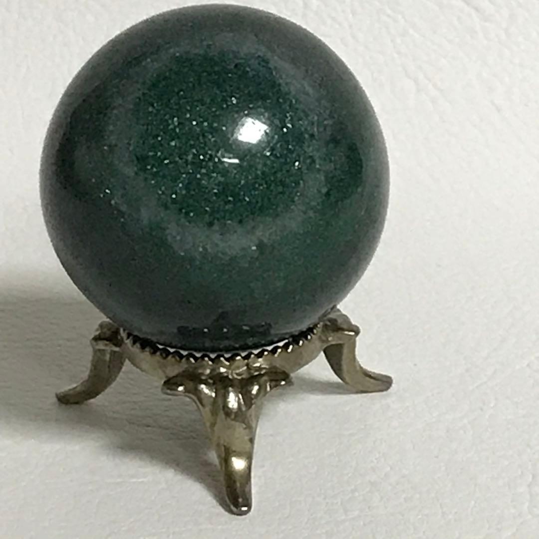 グリーンアベンチュリン 丸玉 直径40㎜ コレクション品