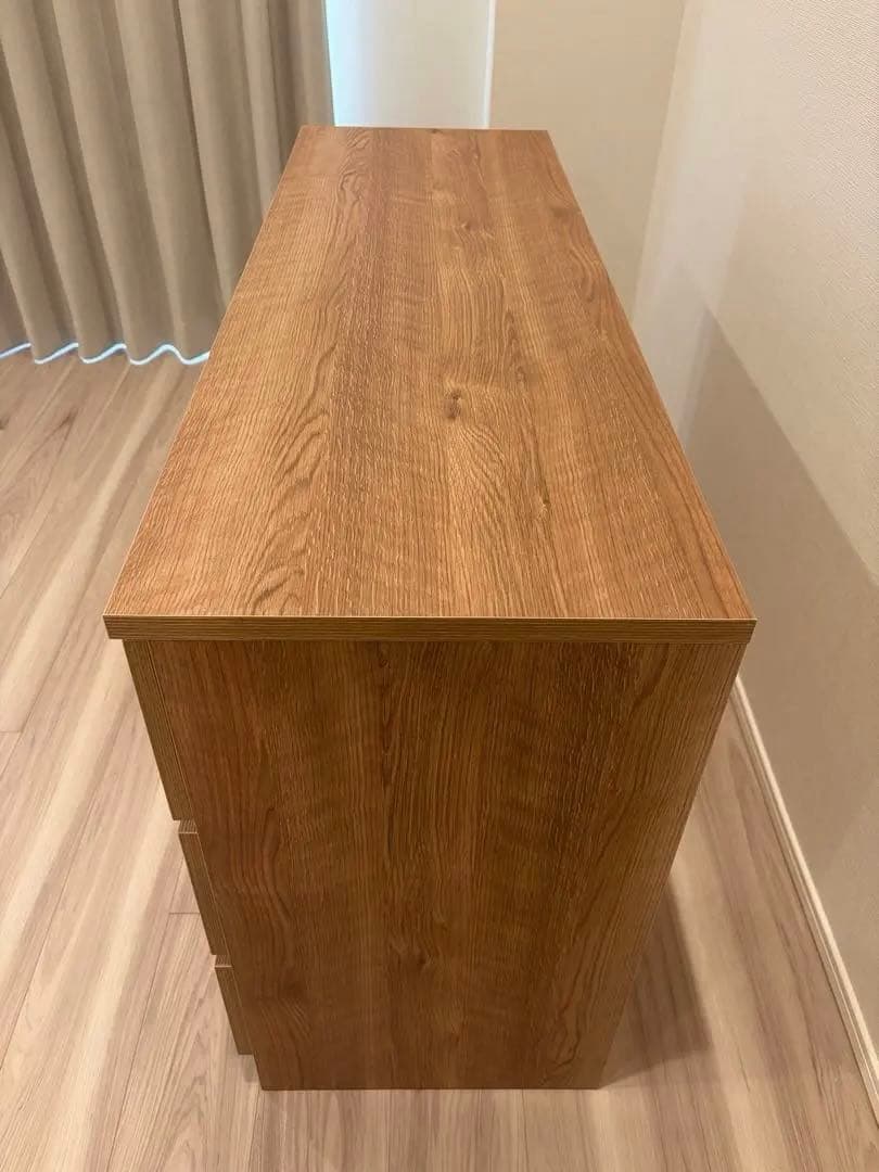 [幅120] LOWYA ローチェスト シャビーナチュラル 2024年製 完成品