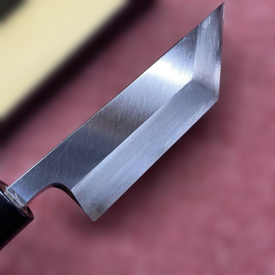 白ニ鋼　うなぎ裂き包丁　120㎜ 4寸