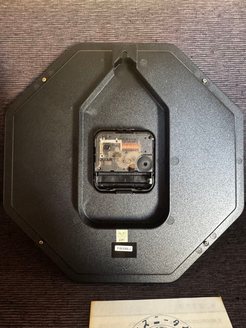 ディズニータイム 掛時計 八角形 レトロ