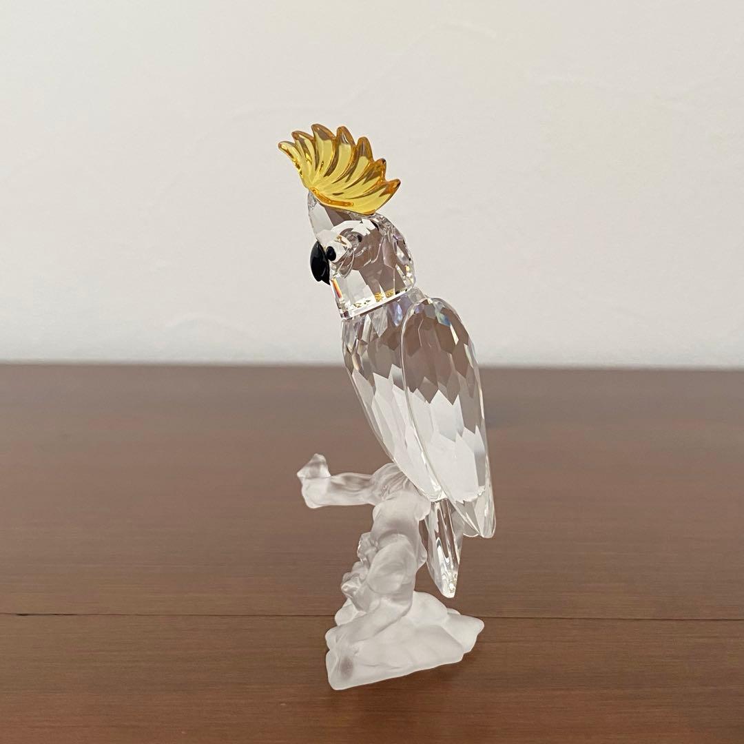 SWAROVSKI スワロフスキー クリスタル バタンインコ 置物