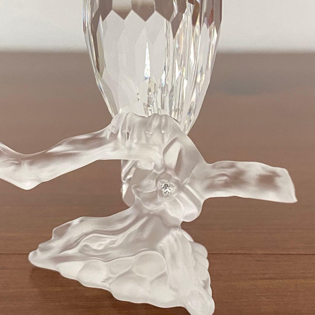 SWAROVSKI スワロフスキー クリスタル バタンインコ 置物