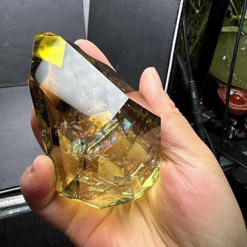 AAA級【金運UP】★天然シトリン原石B1206/YS/1203207/479C