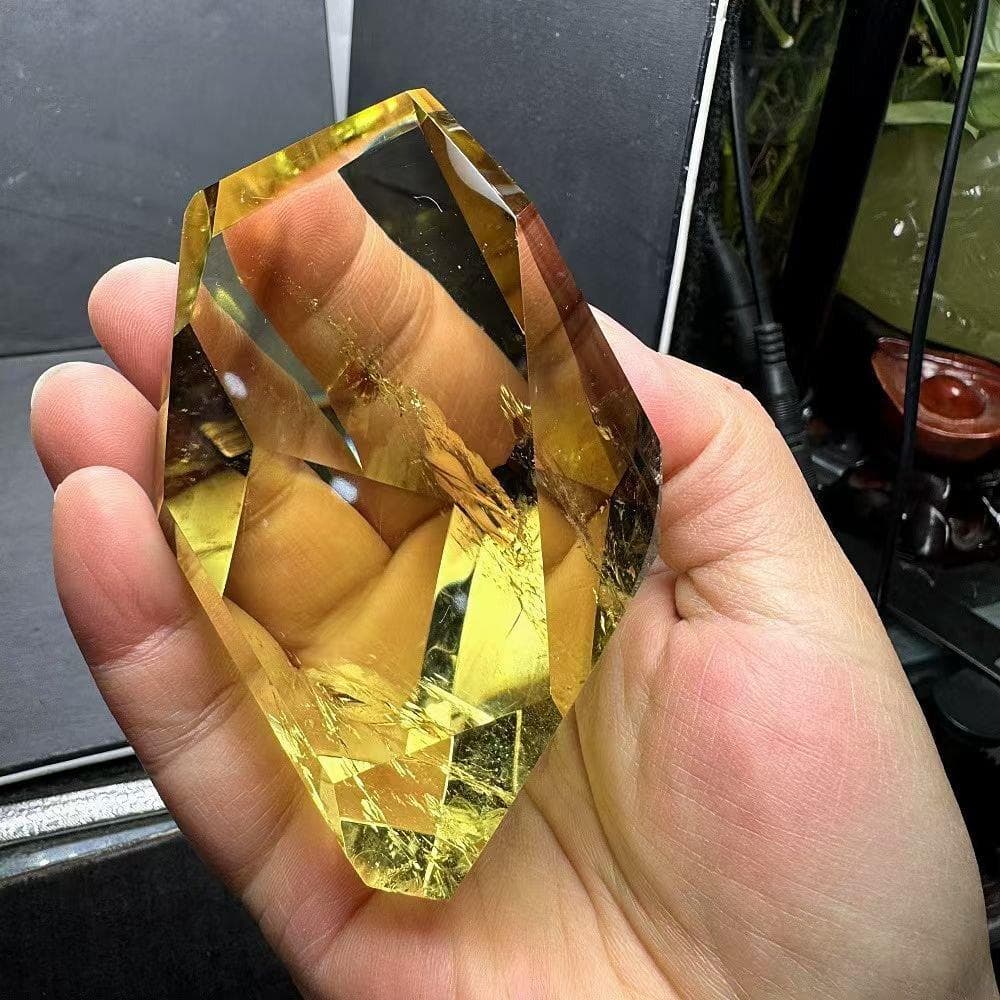 AAA級【金運UP】★天然シトリン原石B1206/YS/1203207/479C