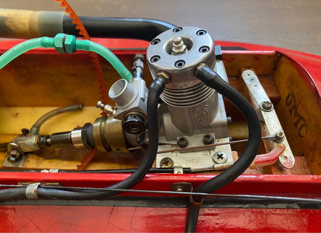 激レア 大島模型 マヌカイ 20 オメガタイプ RC艇ラジコンボート 当時物