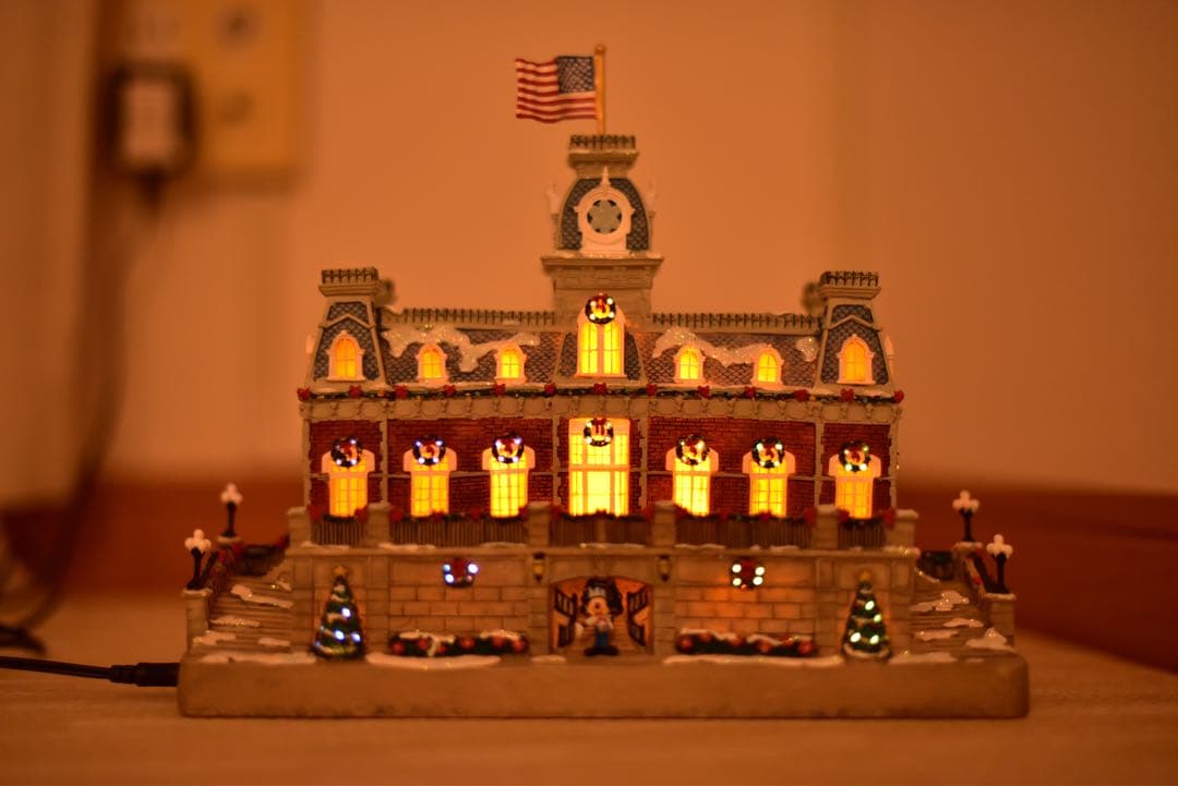 9261.ディズニー クリスマストレインステーション 電飾付