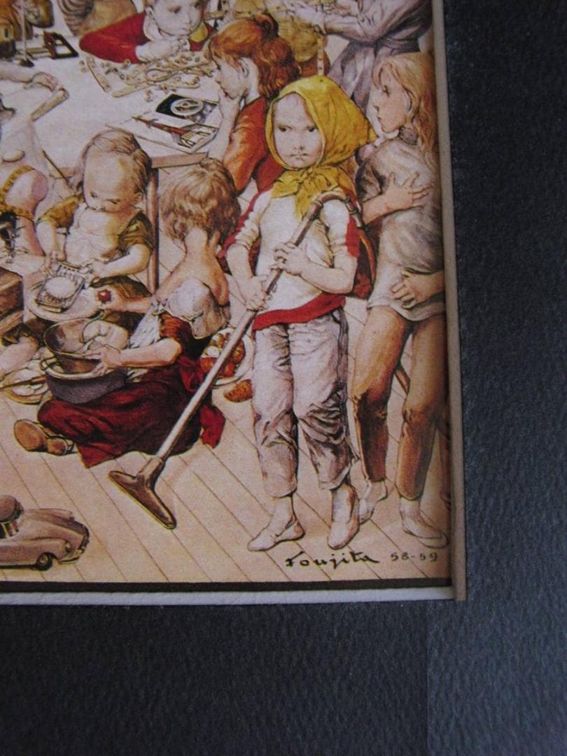 藤田嗣治、「Age Mecanique」、希少画集の額装画、人気作品 - メルカリ