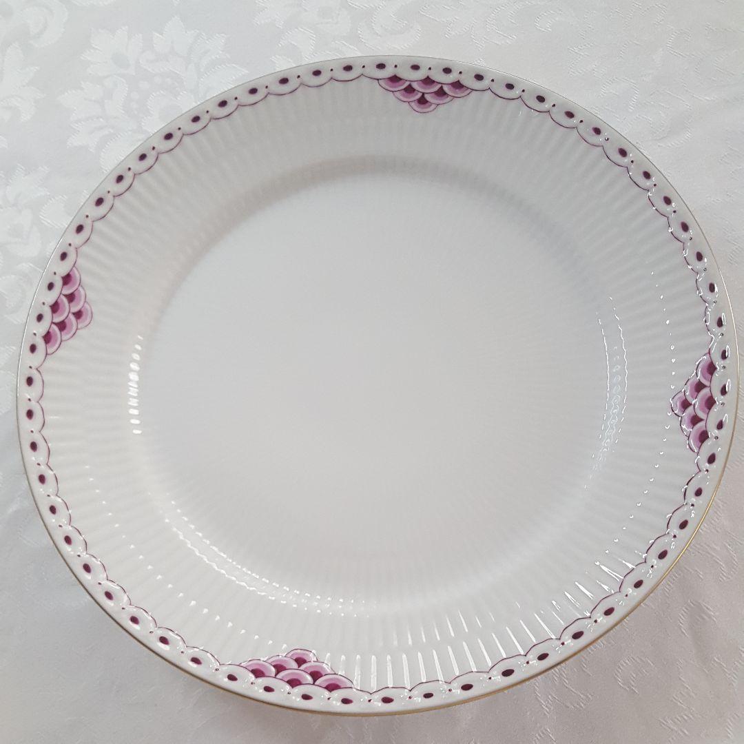 ロイヤルコペンハーゲン　プリンセス　バーガンディ　大皿　27.5cm　プレート