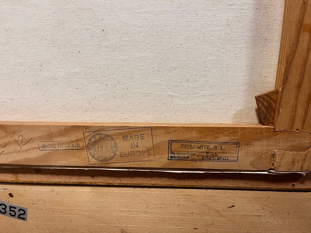 果物と花の静物画 油彩画　油絵