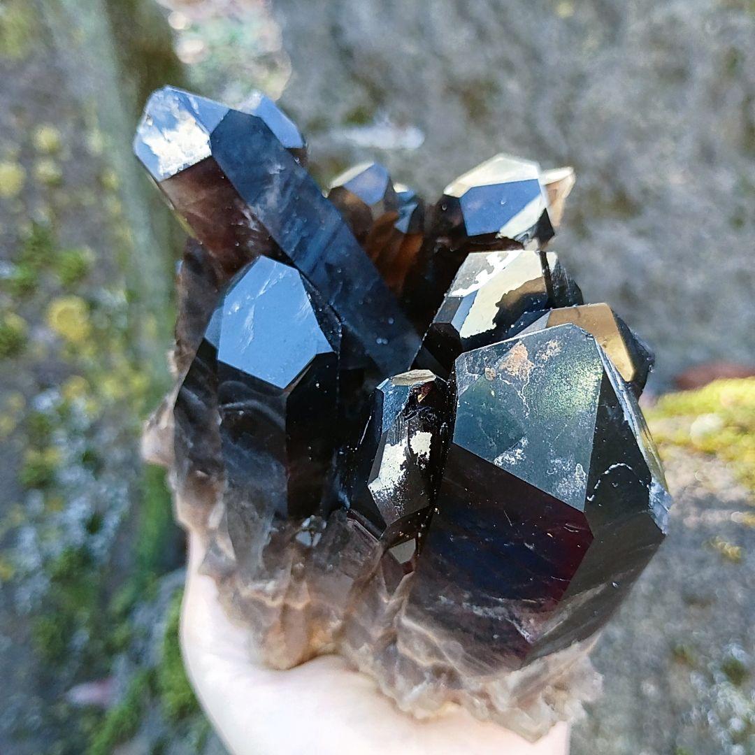 【明日発送可】激レア マダガスカル産 3A モリオン 黒水晶 厄除け 浄化 原石