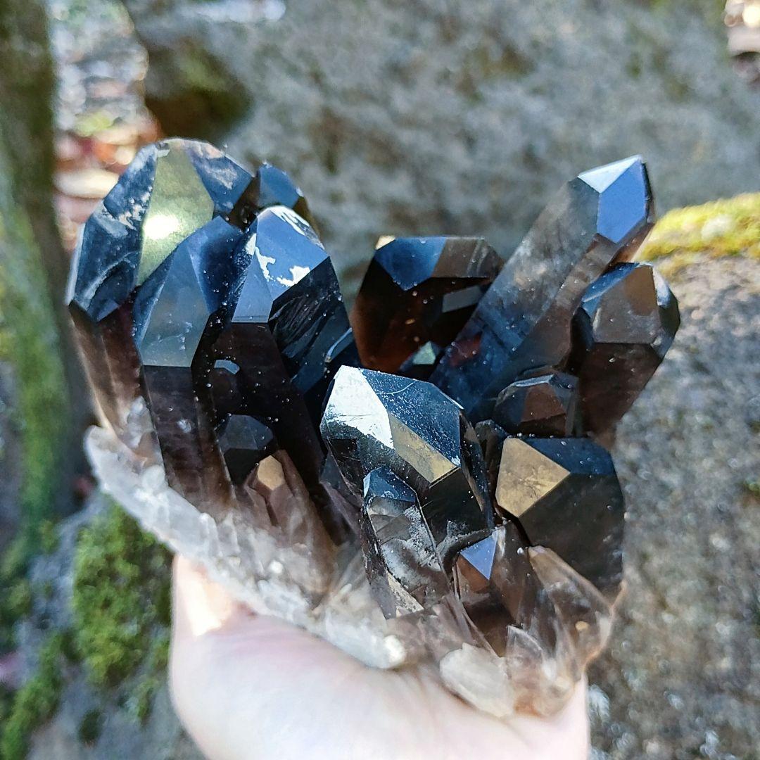 【明日発送可】激レア マダガスカル産 3A モリオン 黒水晶 厄除け 浄化 原石