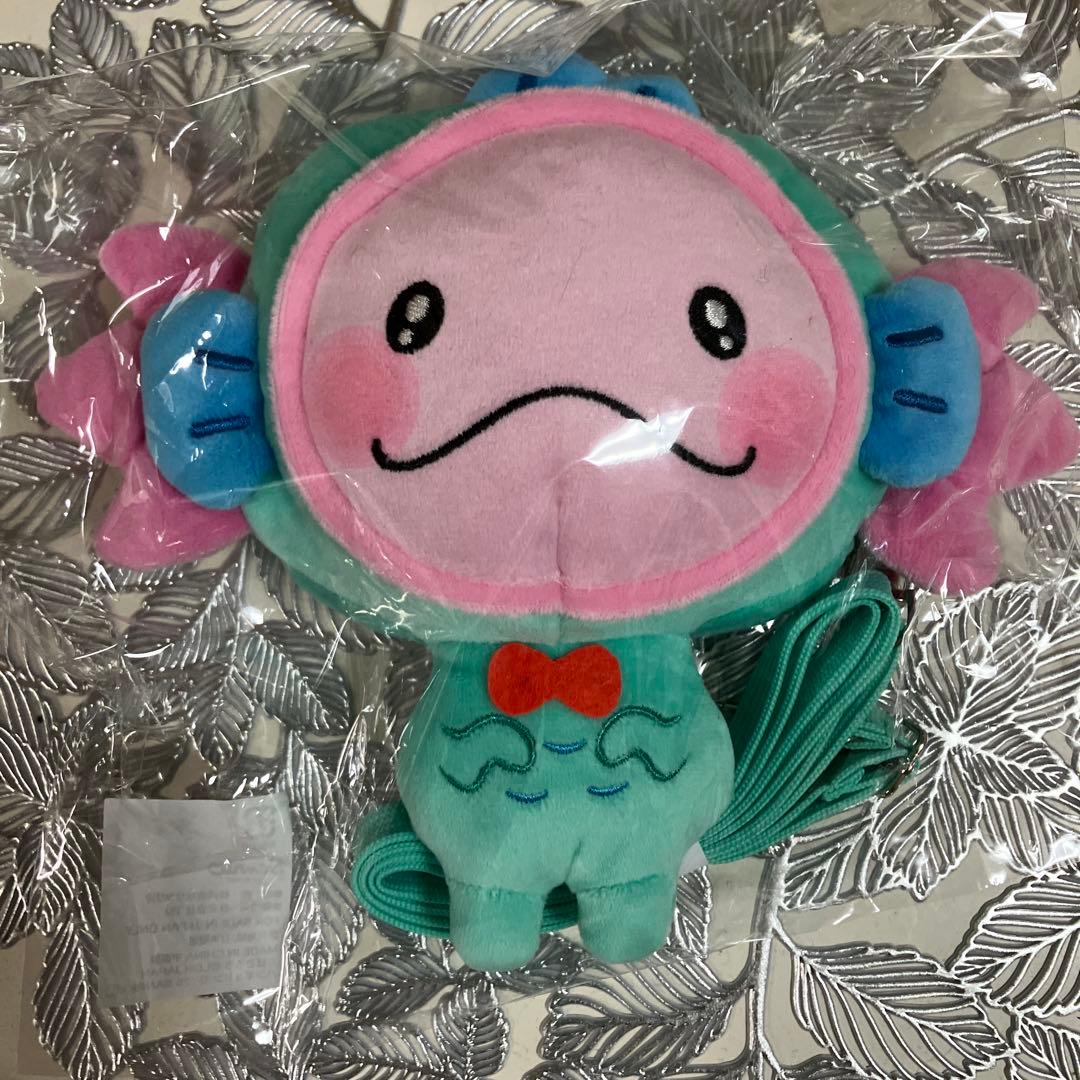 うぱごろう×ハンギョドン ぬいぐるみパスケース 2種セット ステッカー