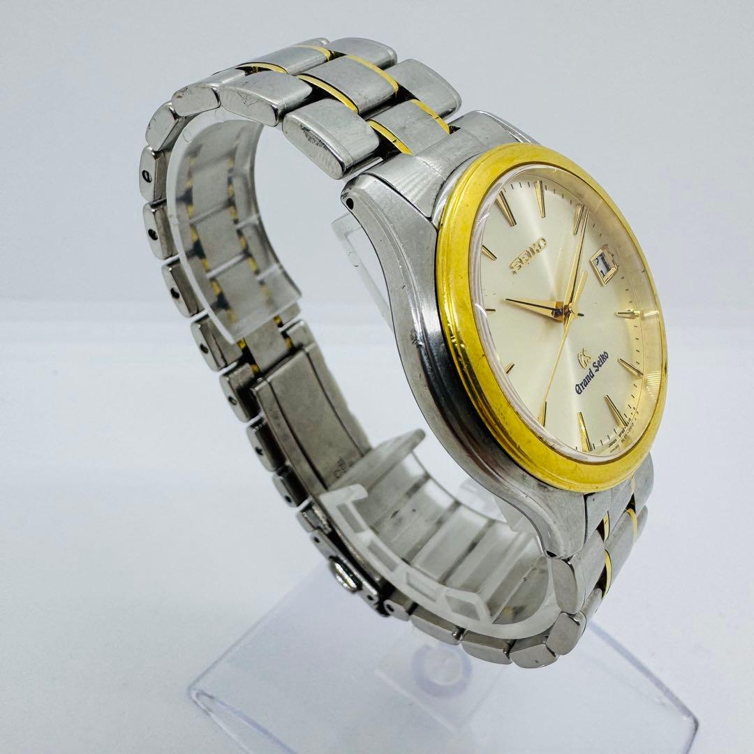 ✨GS✨GRAND SEIKO✨グランドセイコー✨18KTベゼル✨腕時計✨